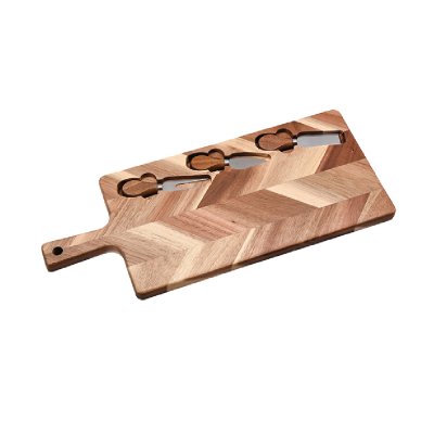 SAKURA CHEESE BOARD ACACIA ORIGAMI EDITION 48 X 20 X 2 CM