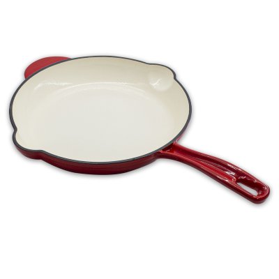 SAKURA CAST-IRON FRYING PAN RED 26 CM
