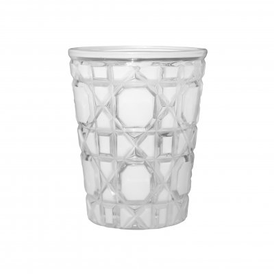 SET X6 VASOS SAKURA WINTERFELL BLANCOS DE VIDRIO LABRADO 300 ML