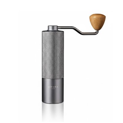 MOLINILLO DE CAFÉ PROFESIONAL SAKURA OAKSTONE COLLECTION TITAN SILVER