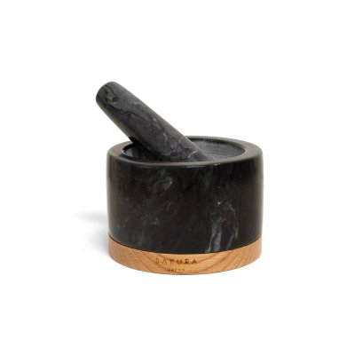MORTERO DE MARMOL SAKURA OAKSTONE COLLECTION C/BASE ROBLE