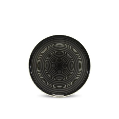 PLATO POSTRE SAKURA SWEDEN STONE GREY DE PORCELANA 20 CMS