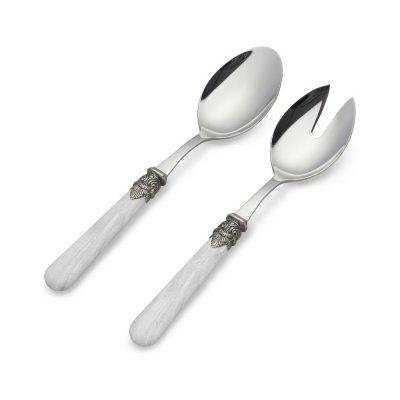 CUBIERTOS PARA ENSALADA BACCI FIRENZE SAKURA WHITE