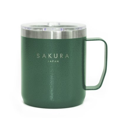 JARRO MUG TAZA TERMICA HERMETICA SAKURA HIKER VERDE 354 ML