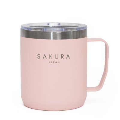 JARRO MUG TAZA TERMICA HERMETICA SAKURA HIKER BABY PINK 354 ML