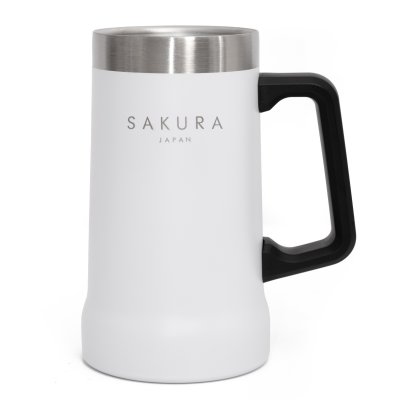 JARRO CHOP TERMICO SAKURA RAMBLER BLANCO 709 ML