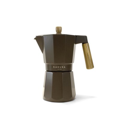 CAFETERA MOKA SAKURA AURORA ESPRESSO BROWN 9 POCILLOS