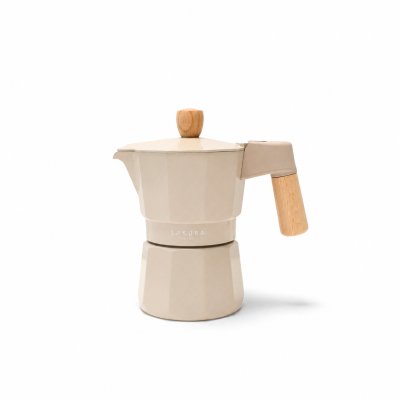 SAKURA AURORA EDITION MOKA POT LATTE SAND CREAM 3 CUPS