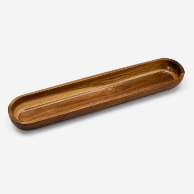 SAKURA LONG SNACK BOWL ACACIA PHUKET 47 X 9.5 X 4.4 CM