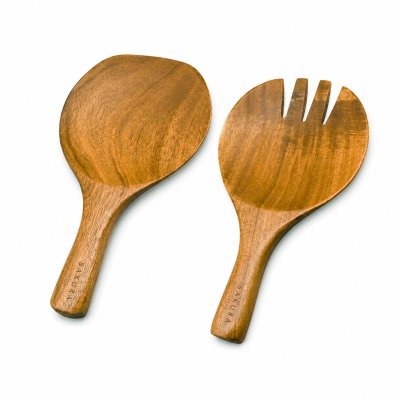SAKURA SHORT SALAD SERVER SET ACACIA PHUKET EDITION 25 CM